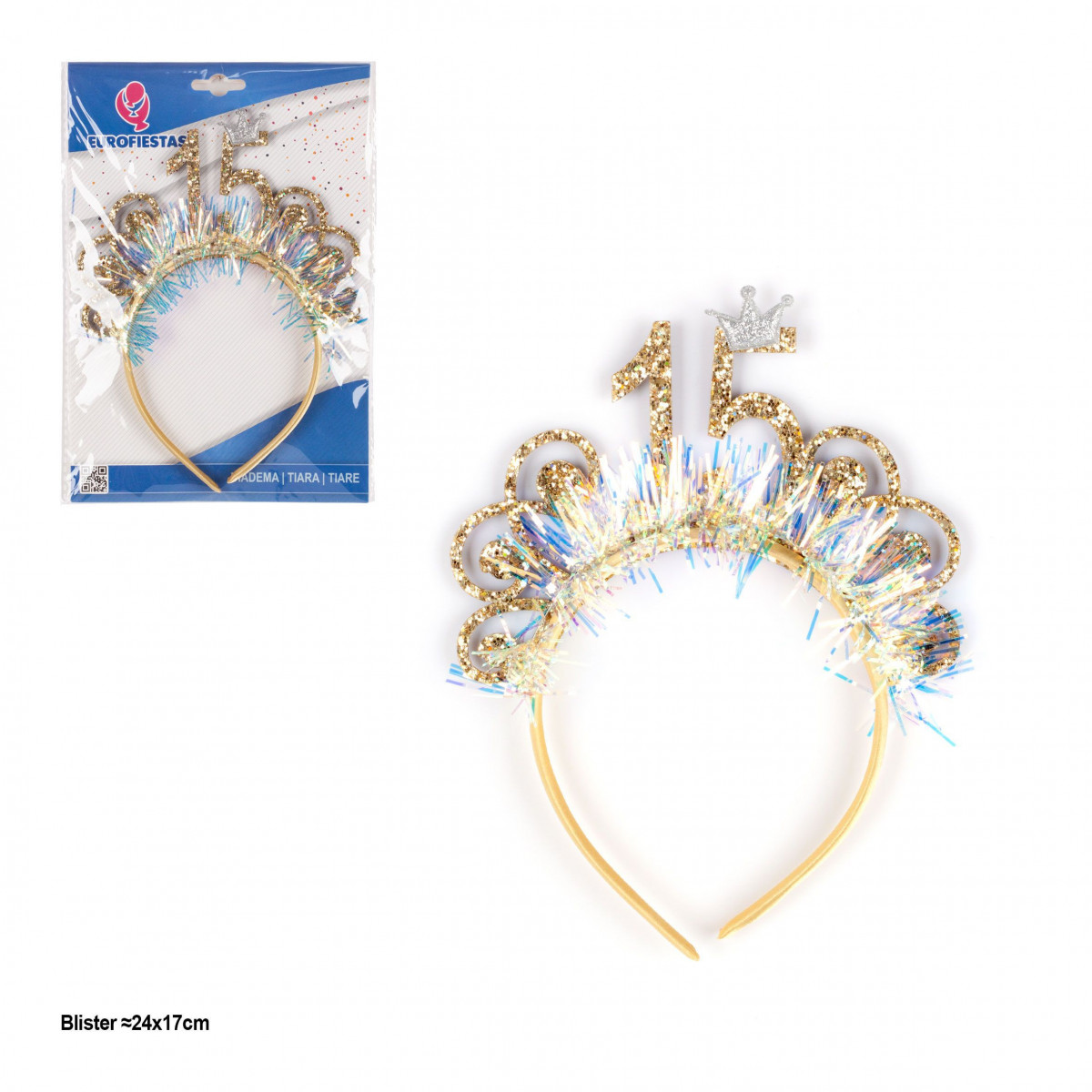 Tiara espumilhão coroa 15