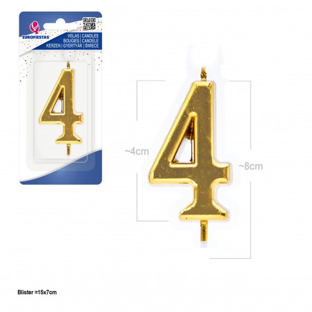 Vela ouro nº 4