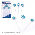 3 velas flocos de neve