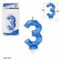 Vela poligonal azul 3