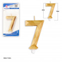 Vela poligonal dourada 7