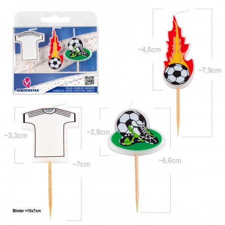 Camisa de futebol Velas Madrid 3 peças