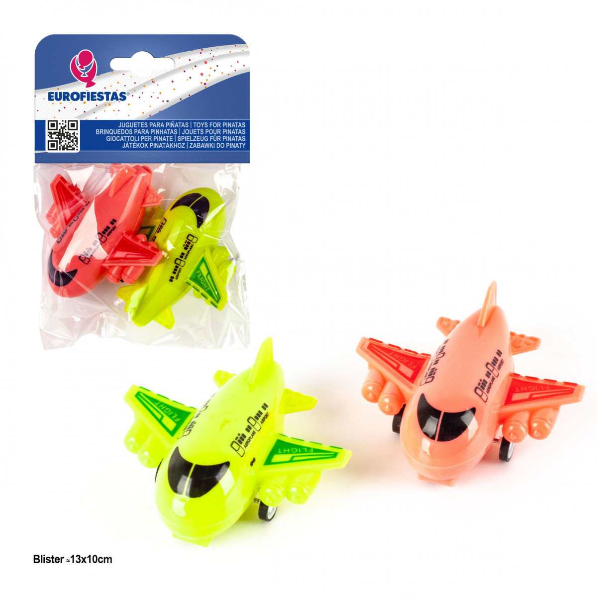 Brinquedo piñata avião 2pcs