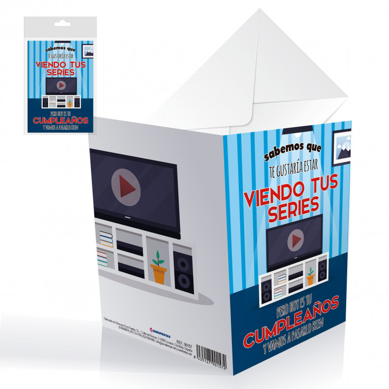 Cartão de aniversário séries