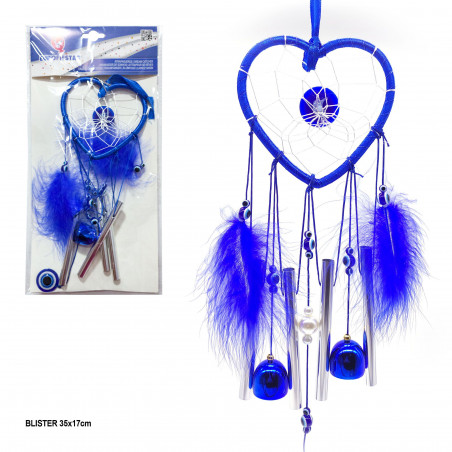 Atrapasueños coração 50cm azul