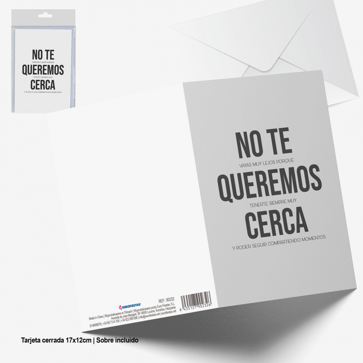 Cartão de felicitações não queremos você por perto