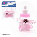 Mamadeira broche flor rosa
