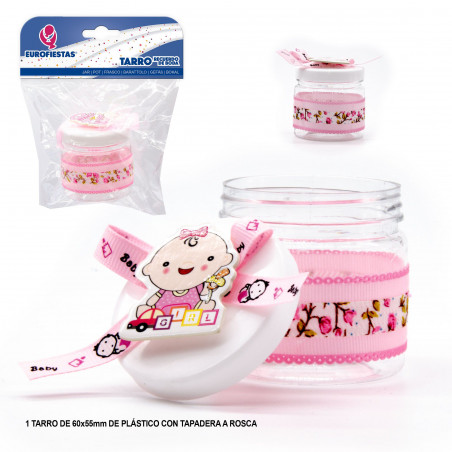 Pote de brinquedo rosa