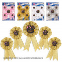 Conjunto de broches despedida de solteira copos e anel 4cs.