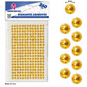 Diamantes adesivos banhados a ouro, elegância e sofisticação para suas decorações