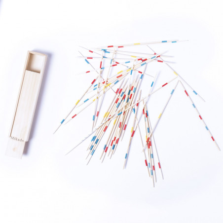 Conjunto de mikado personalizado com adesivo de batizado