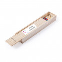 Conjunto de mikado personalizado com adesivo de batizado