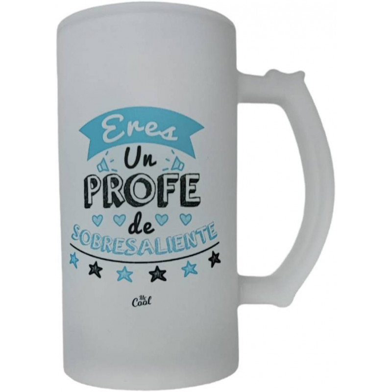 Caneca de cerveja personalizada com frase para dar aos professores