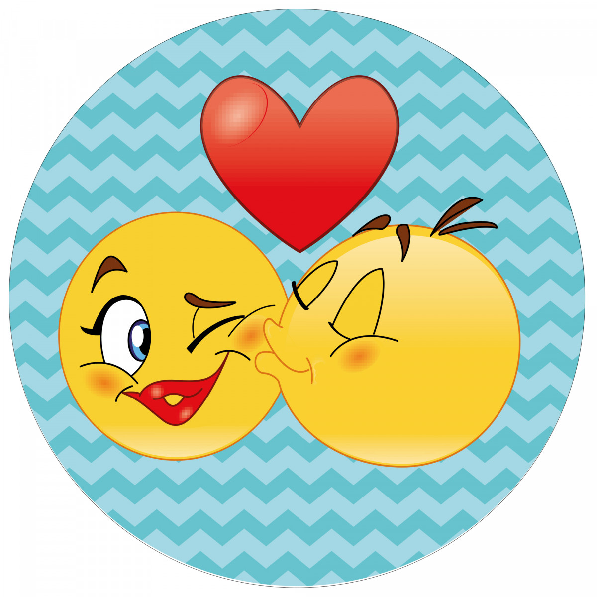 Adesivos de casamento com emoticons