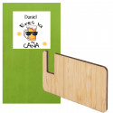 Suporte para celular com adesivo personalizável e envelope