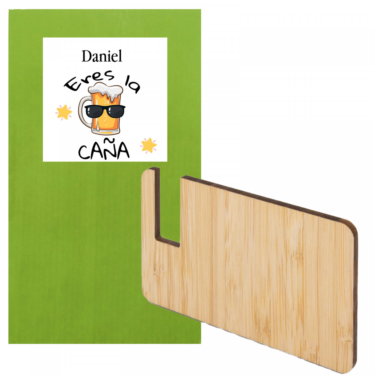 Suporte para celular com adesivo personalizável e envelope