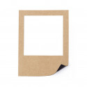 Porta-retratos ímã com envelope decorativo e adesivos personalizados