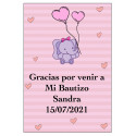 Caderno scrapy para desenhar em multicolorido para batizado de menina