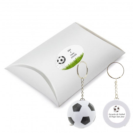 pack chocolates forma bola futebol com cartão personalizável apresentado saco laço