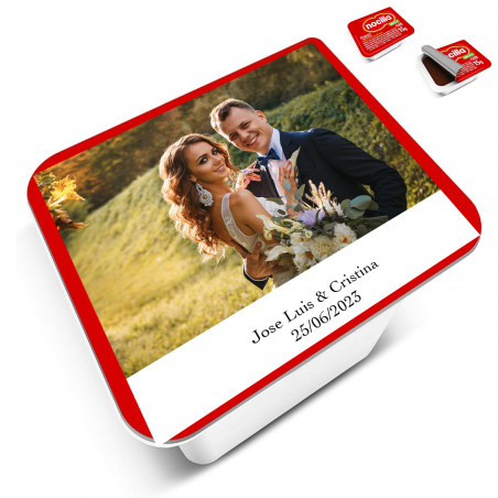 Nutella individual personalizada com foto