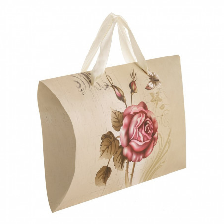 Bolsa de higiene feminina para presentear com caixa floral