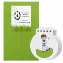 Caderno de comunhão de menino com envelope personalizado