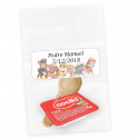 Mini Nocilla 15g com colher para biscoitos em saquinho transparente para presente de aniversário