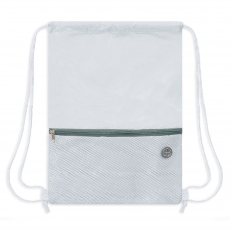 Mochila saco branca para presentear uma mulher