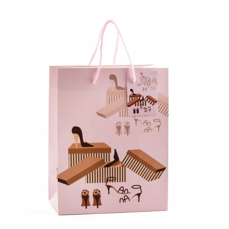 Bolsa de mão com bolsa para presente