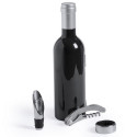 Acessórios para vinho em caixa de presente em forma de garrafa com saco de presente
