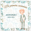 Tarjeta de primeira comunhão personalizada para menino