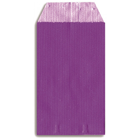 Carteira lilás em envelope para a comunhão de menina com adesivos personalizados