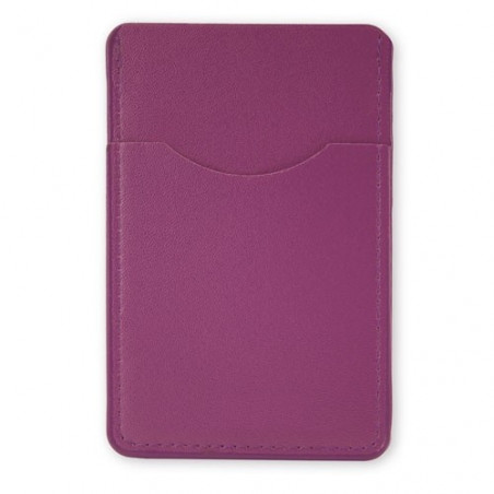 Carteira lilás em envelope para a comunhão de menina com adesivos personalizados