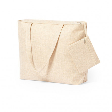 Bolsa e nécessaire com chaveiro de coração