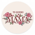 Adesivo de 3 cm para detalhes personalizados do dia das mães