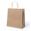 Necessaire em saco kraft com adesivo personalizado para detalhes do dia das mães