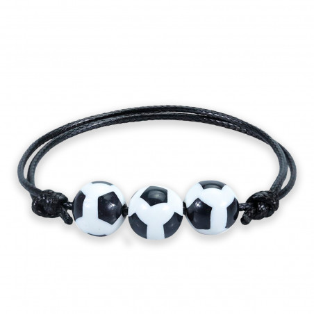 Pulseira de futebol em envelope kraft com adesivo personalizado para lembrancinhas de comunhão de menino