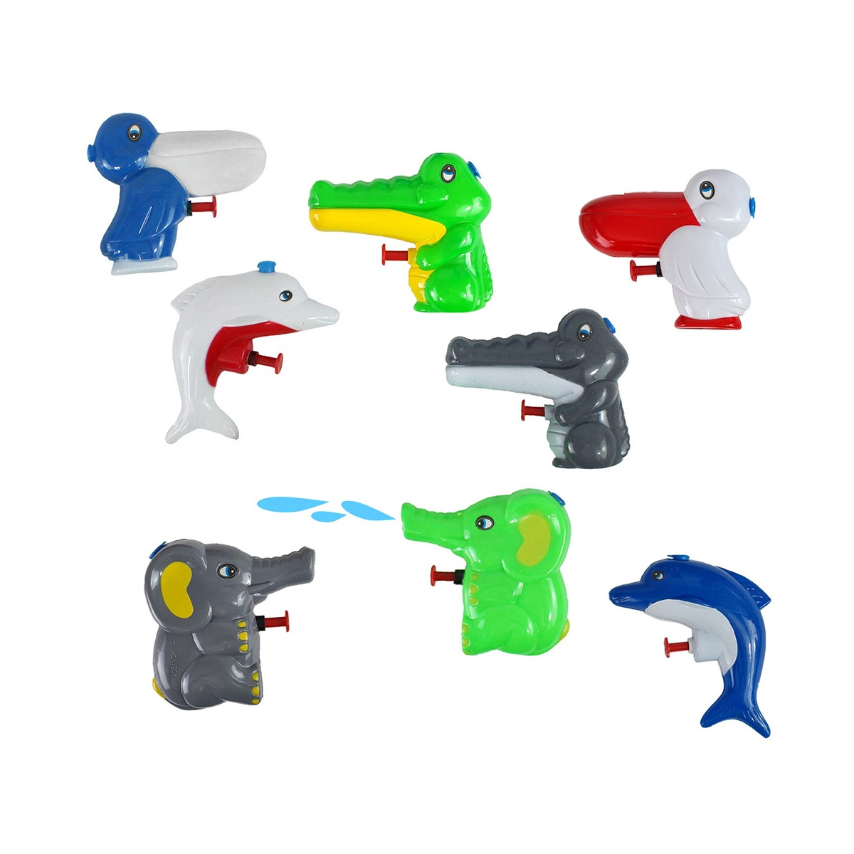 Pistola de água com forma de animais divertida para brincar