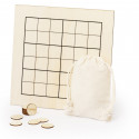Quebra-cabeça Sudoku de madeira com saco kraft e adesivo personalizado