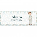 Adesivo personalizado para garrafas especiais de comunhão para meninos