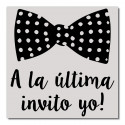 Suporte para copos de bambu em caixa de presente e adesivos decorativos