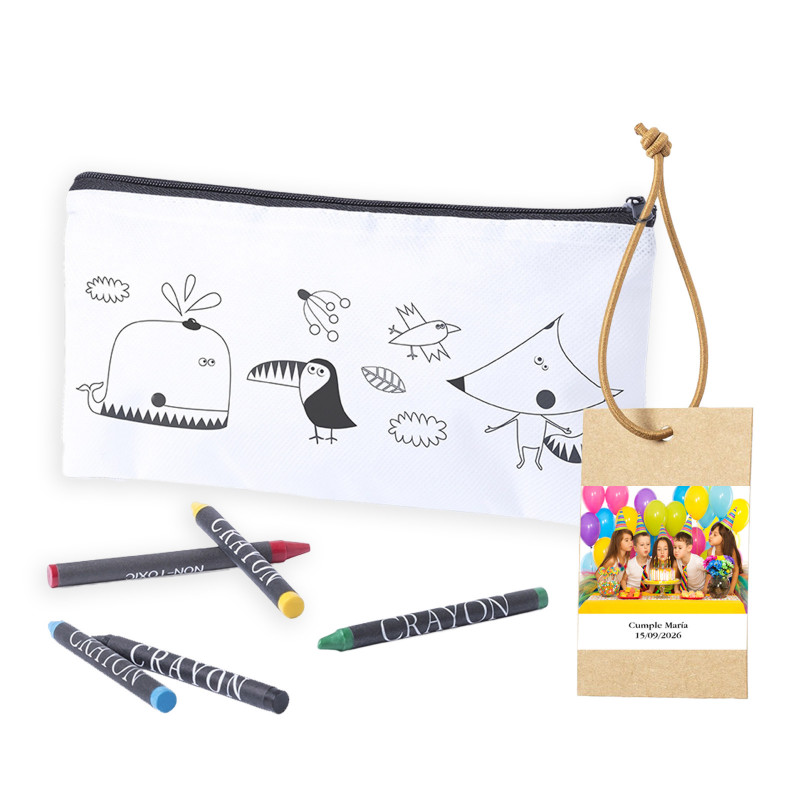 Estojo de colorir personalizado para eventos