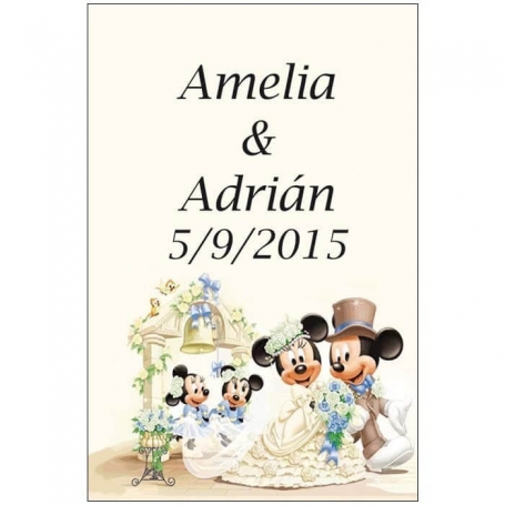 Etiquetas do Mickey Mouse