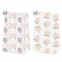 Conjunto de 4 sacos de aniversário