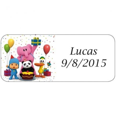 Etiquetas do Pocoyo