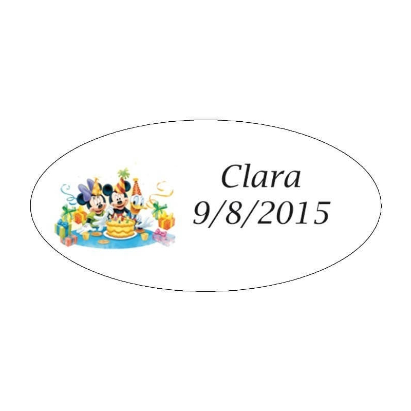 Etiquetas Mickey Mouse Kids
