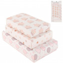Caixas em conjunto de três em tons pastel