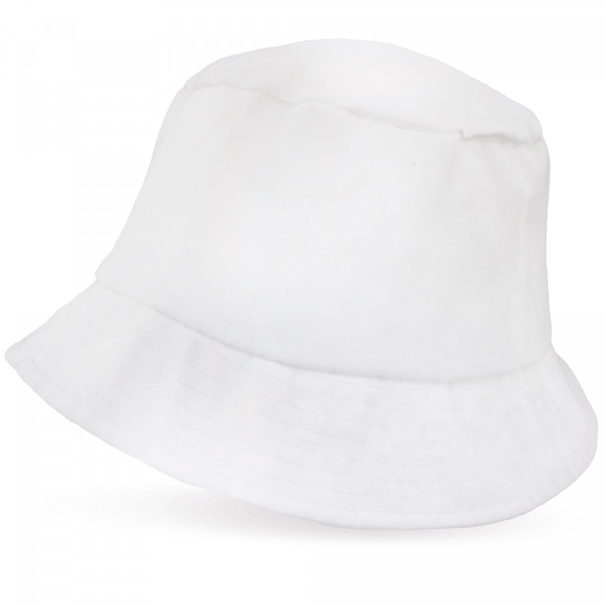 Chapéu de pescador branco para o verão