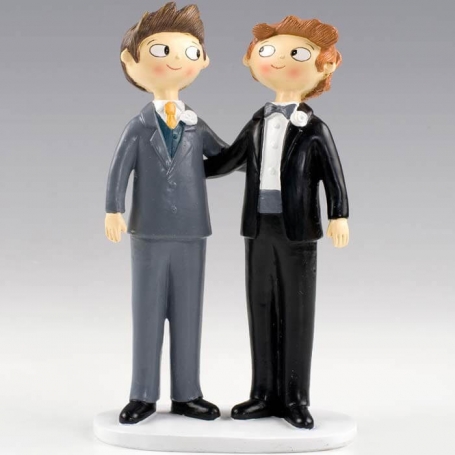 Figuras para bolos de casamento gay