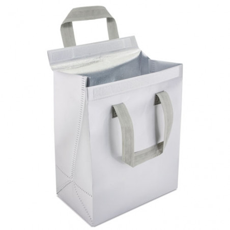 Bolsa térmica prateada